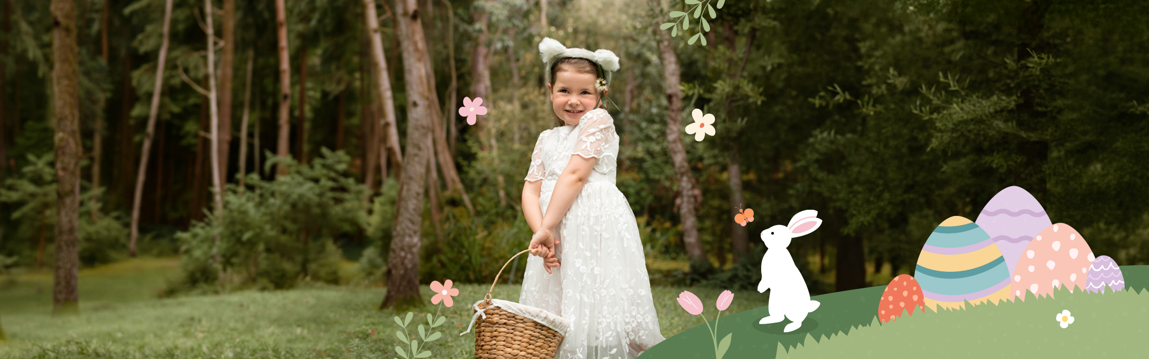 Grace Warrior with easter basket